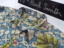 PAUL SMITH Mens Shirt 🌍 Size XL (CHEST 48") 🌎 RRP £95+📮 HAWAIIAN FLORAL SURF