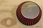 CLASSIC MINI 1 1/4 INCH 1.25" CONE AIR FILTER & GASKET - HS2 CARBS AFC125