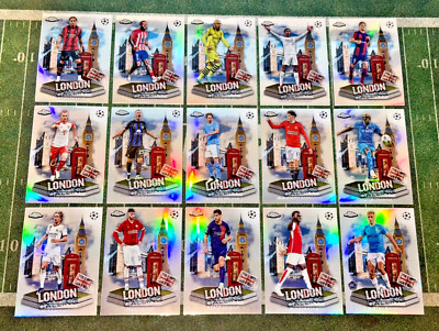2023-24 Topps Chrome UEFA London Calling Complete Full 15 Cards