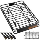 Mockins Rooftop Cargo Carrier Basket - Adjusts from 35-50"L x 36"W x 4"H