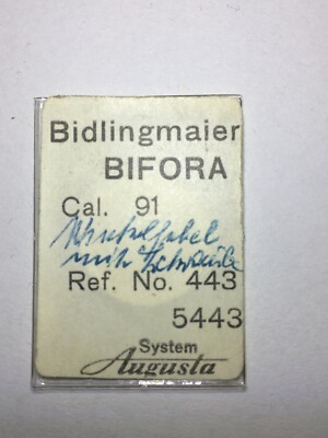 BIFORA CAL.91 REF.443-5443 PARTS NEW OLD STOCK / G5448