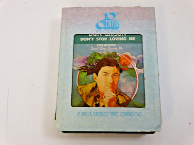 Don Gibson ''Don't Stop Loving Me'' 8-Track Cartridge MGM