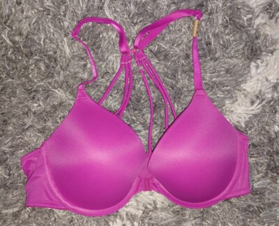 VS pink strappy back push up bra BRAND NEW size 34b magenta 