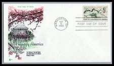 US FDC # 1318 5c Beautification   CCCachets  1966, 9p5791