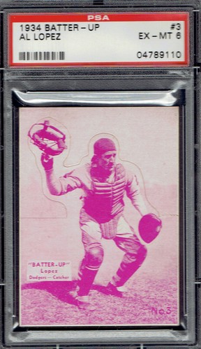 Al Lopez #3 1934 Batter Up card