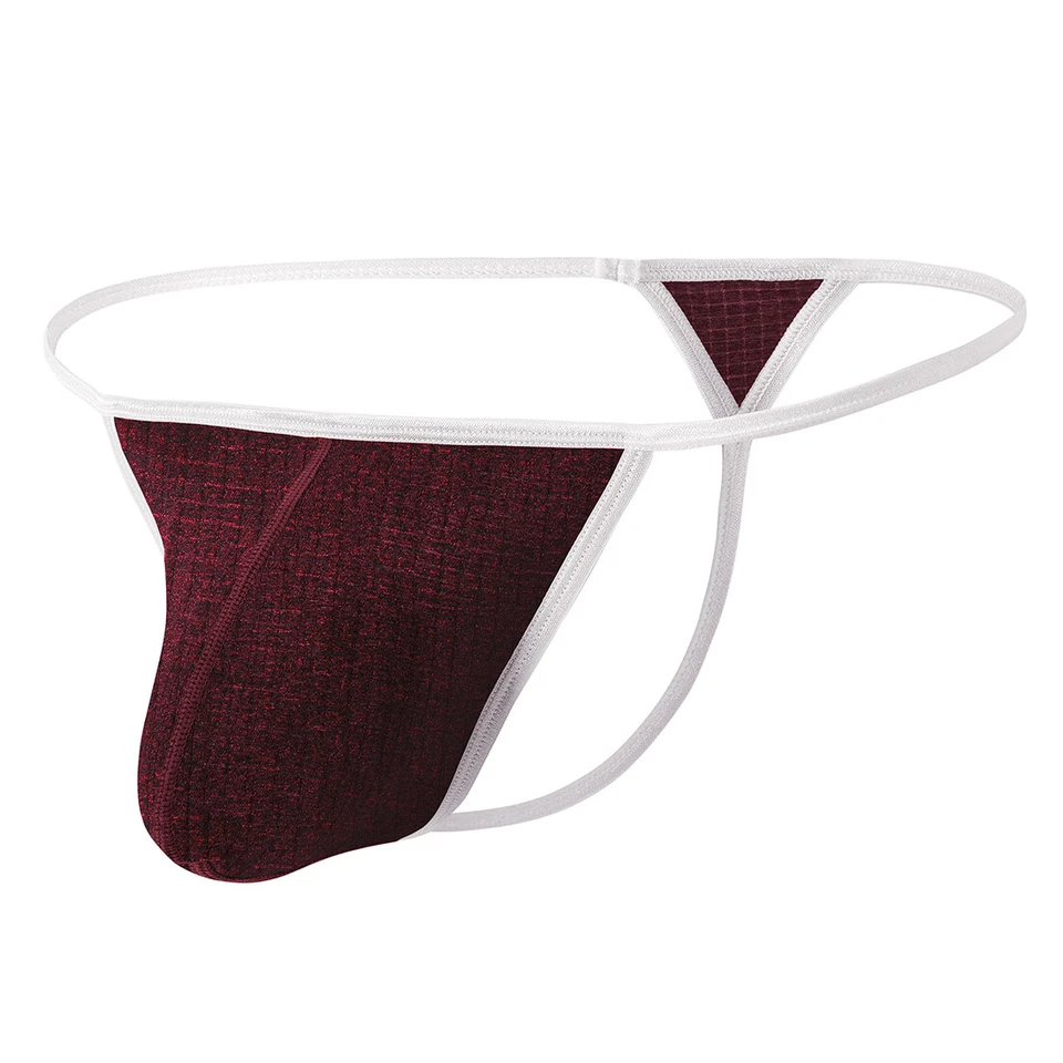 Мужские сексуальные трусы бикини трусы большой мешок мягкий комфорт гей стринги T-сзади M-3XL - Изображение 2 из 4