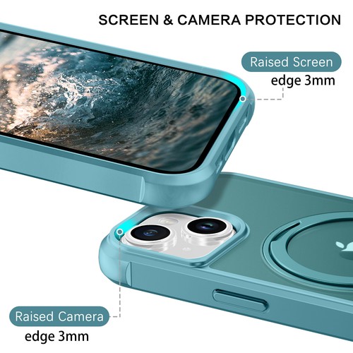 Funda para iPhone 16/15/14/13/12/11 Pro Max pesada a prueba de golpes con soporte magnético cubierta - Imagen 425 de 751