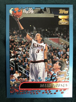 ALLEN IVERSON 2001-02 Topps #3 Philadelphia 76ers The Answer A.I.