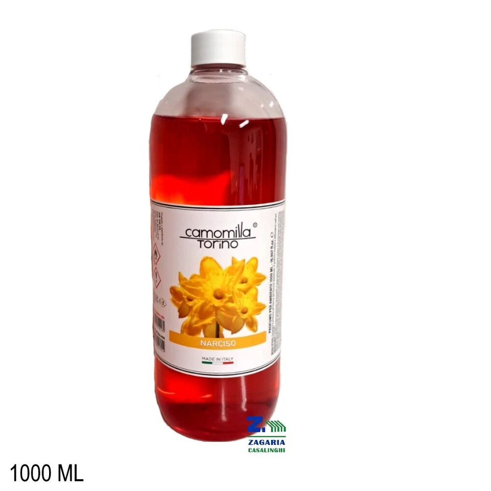 CAMOMILLA TORINO RICARICA X DIFFUSORE CON BASTONCINI 1000 ML PER AMBIENTE FRAGRANZA NARCISIO