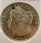 1884 MORGAN SILVER DOLLAR COIN US Gem High Grade MS+++++ DMPL~ NR
