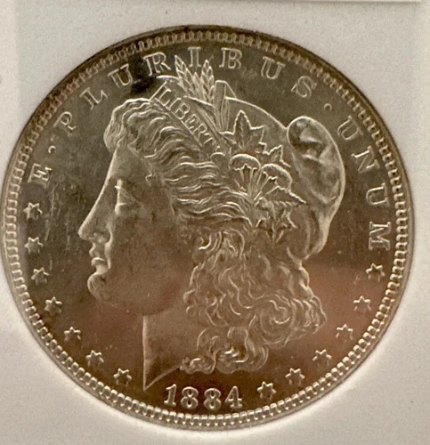 1884 MORGAN SILVER DOLLAR COIN US Gem High Grade MS+++++ DMPL~ NR
