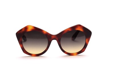 Cat Eye Damen Sonnenbrille, Cat Eye in Havanna, ladies sunglasses Made in Italy