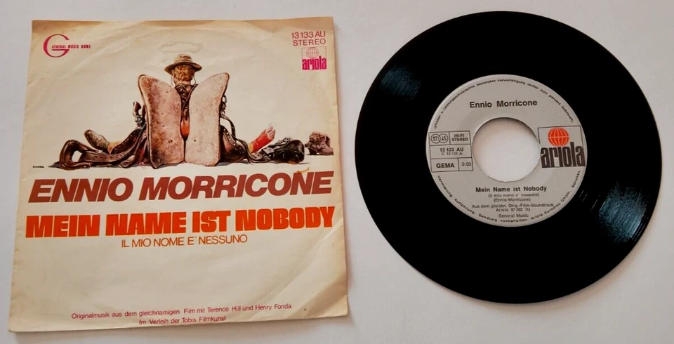 Ennio Morricone - Mein Name ist Nobody - Hif-Fi Stereo - 45 U/min. - Single LP - Bild 3 von 4