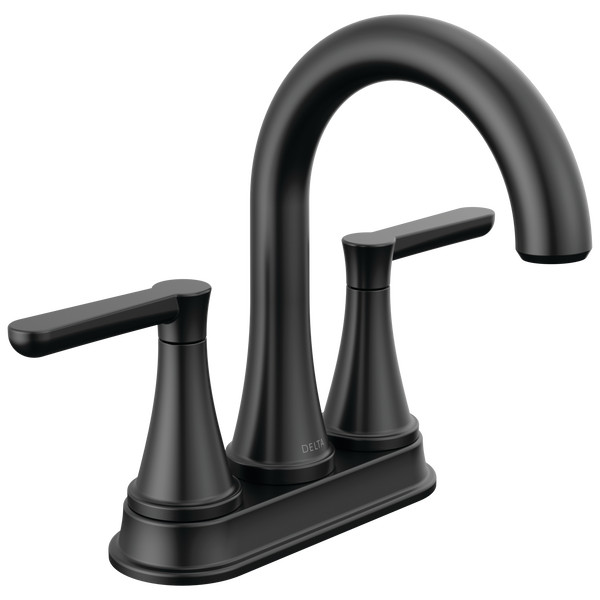 Moen Ronan Waschbeckenarmatur Matt-schwarz – 2-Griff, 4-Zentren-Aufbau, Wassersparend