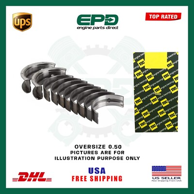 Kurbelwellenlager Set 0,50mm Für Chrysler Edz/Edv 2,4L Sebring Dodge 2,4L