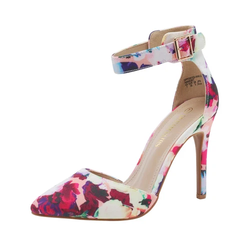 Women's Pointed Toe Ankle Strap High Heel Stiletto Wedding Party Pumps Shoes - Picture 15 of 32