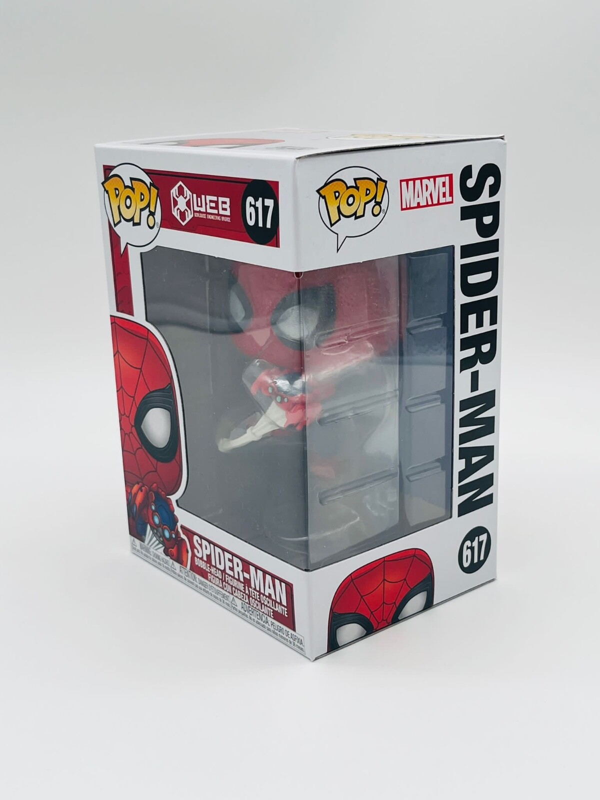 Thumbnail - Funko Pop Web 617 Spider-man Bobble-head Figur Disneyland Paris