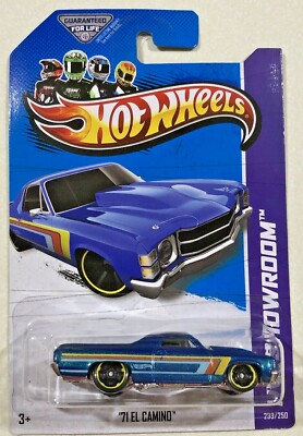 2013 Hot Wheels HW SHOWROOM 1971 El Camino 233/250 (Blue Version