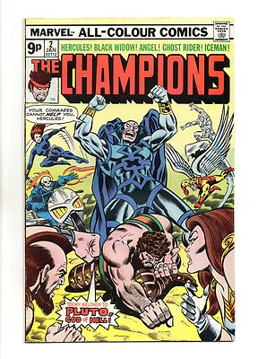 Champions Vol 1 No 2 Jan 1976 (VFN+) Marvel, Bronze Age (1970 - 1979)