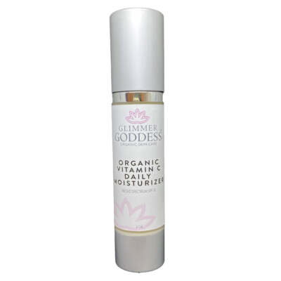 Glimmer Goddess Organic Moisturizing Face Cream with Vitamin C and Sea
