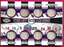 2022 Leaf Lumber Baseball ROSE / BONDS / BROCK / BENCH / PEREZ ++ Hit King 8/9