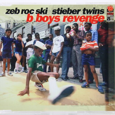 Music Musik MAXI CD Zeb Roc Ski & Stieber Twins   B Boys Revenge Sehr Gut