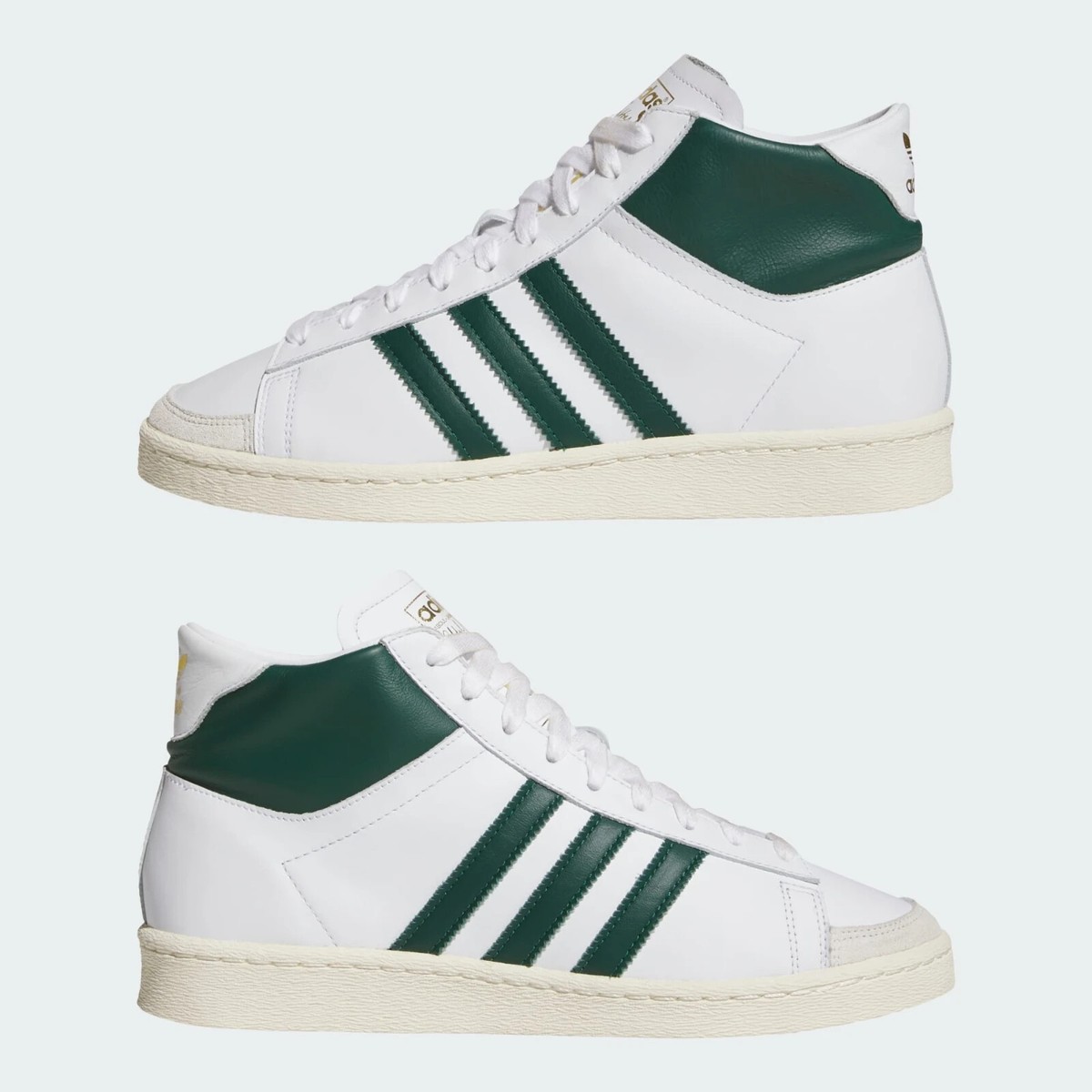 adidas Originals Jabbar Hi JI3444 Cloud White / Collegiate Green