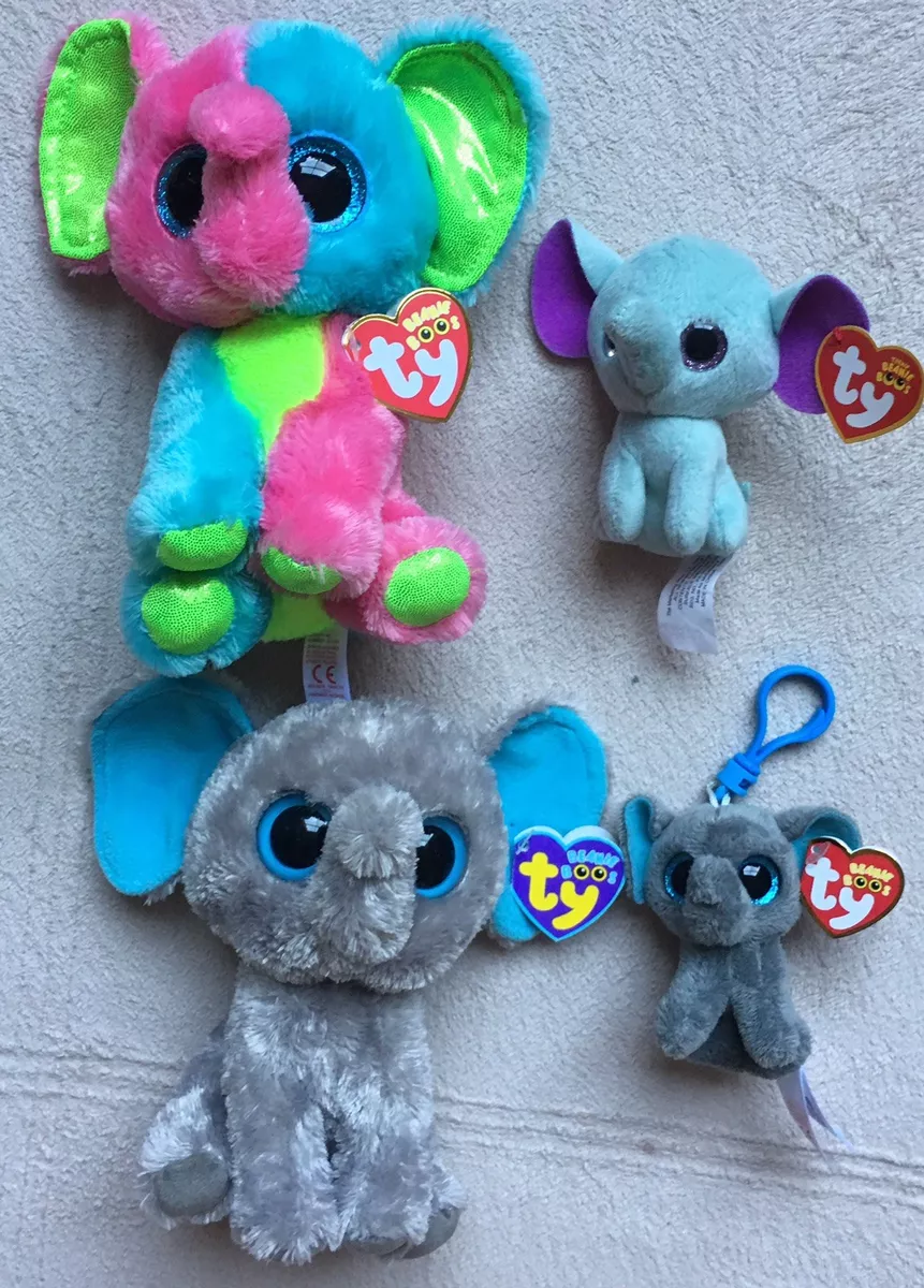 Beanie boo elephant sales keychain