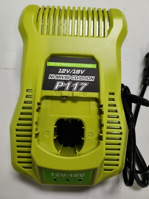 P117 Battery Charger For RYOBI One+Plus High Capacity 18Volt Lithium-Ion P108