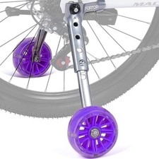 Bike Training Wheels, Pair of Heavy Duty Rear with Stabilizers Mounted Kit