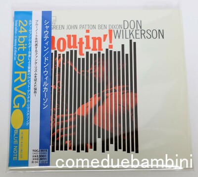 Don Wilkerson Shoutin Japan Mini Lp Blue Note Cd W Obi Tocj 9515 Ebay Don Wilkerson Shoutin Japan Mini Lp Blue Note Cd W Obi Tocj 9515 Ebay