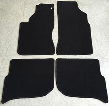 Fußmatten Autoteppiche für Audi V8 D11 Schaltung 1988-1994 schwarz Absatzschutz