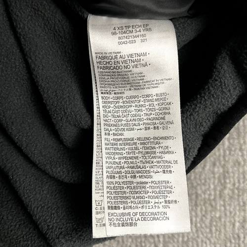 NIKE Jacket Toddler Youth 4T Black Puffer Coat Russell Wilson 3Brand Dangeruss - Picture 10 of 11