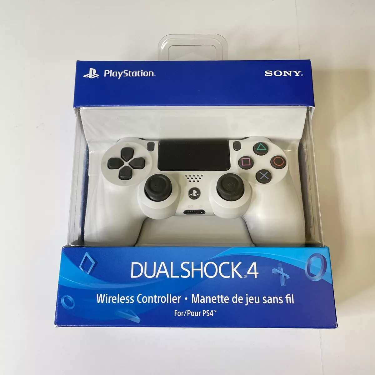 Sony Playstation PS4 Dualshock Wireless Controller - White, Authentic eBay Glacier 4 