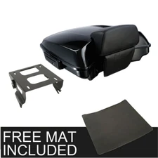 Razor Trunk Pad Black Solo Mount Rack Fit For Harley Touring 2014-2025 2024