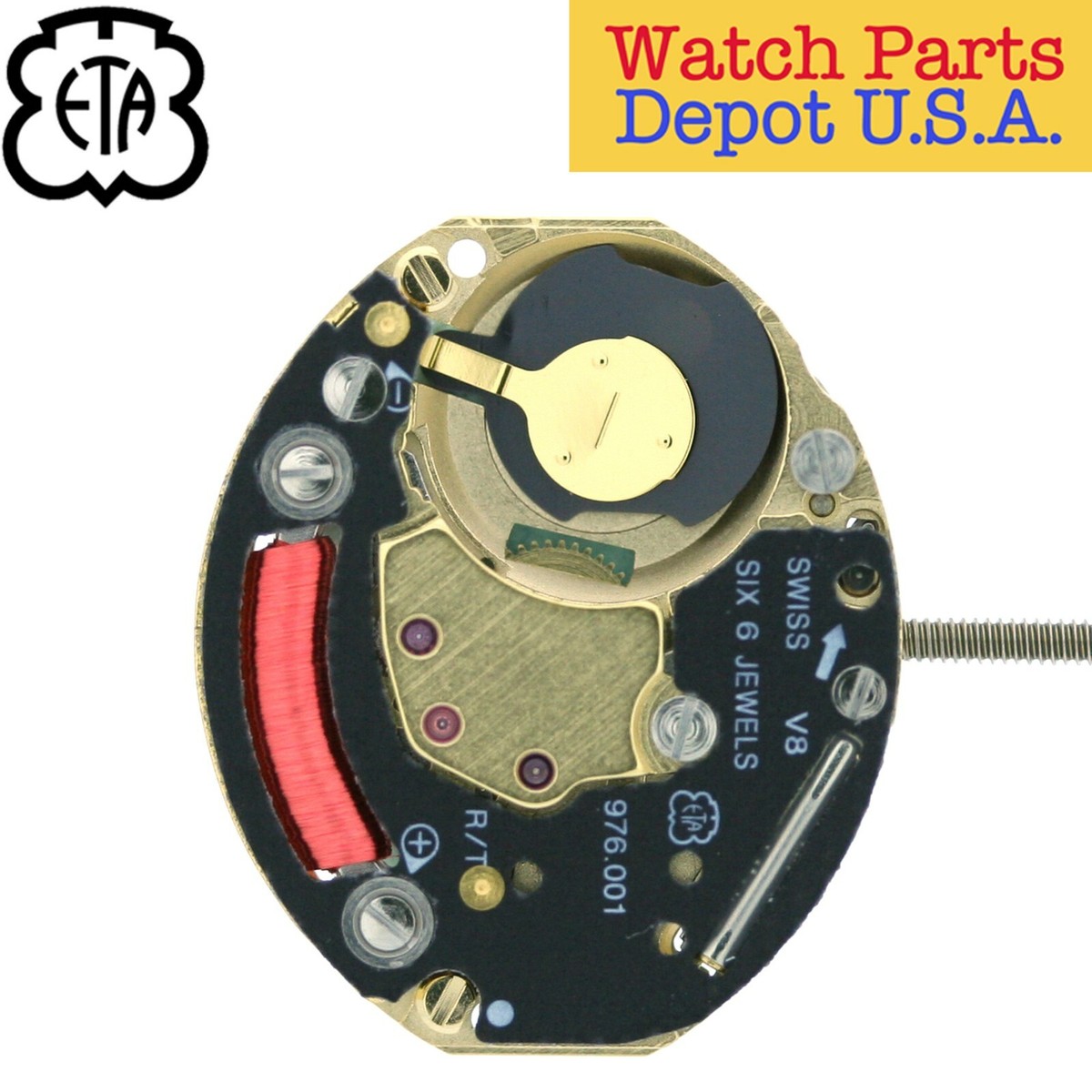 Genuine ETA 976.001 Swiss Made Quartz Movement, (Multiple 