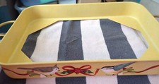 Lenox "Winter Greetings" Toleware Metal 10 X 14 Rectangle Casserole Holder Birds