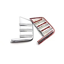 Front Fog Light Cover Trim For 2019-2021 Chevy Chevrolet Silverado 1500 Chrome