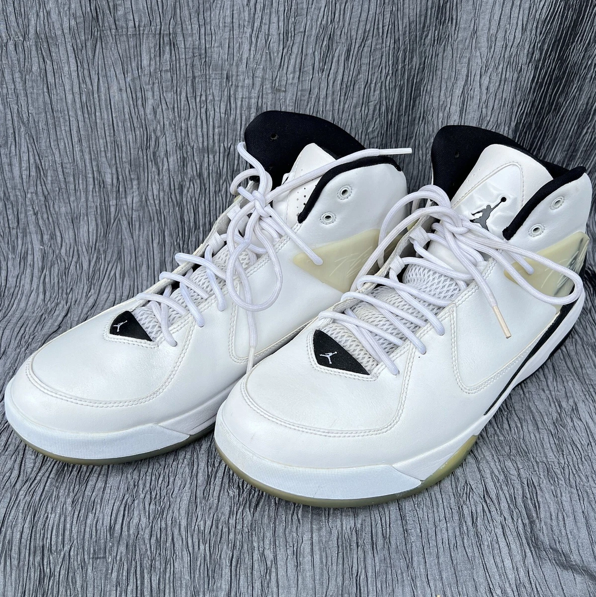 Nike Air Incline Flight Men’s Shoes Size 8 High Top
Basketball Jumpman Athletic Air Jordan Flight Incline 705796-101 White/Black Sneakers US  main image 4