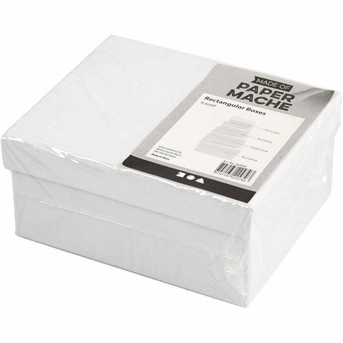 Karton Geschenkboxen Pappmaché Aufbewahrung weiß quadratisch Trommel rund Herz wählbar - Bild 12 von 39