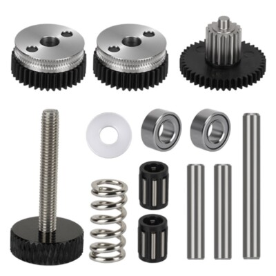 Hardened Metal Gear Set for 3D Printing Projects Ensuring Better Handling