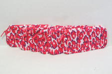 ESTEE LAUDER HOT PINK / PURPLE CHEETAH PRINT COSMETIC BAG LOT OF 6 