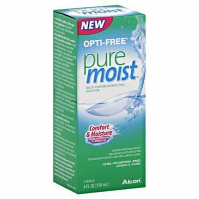 Alcon Opti Free Puremoist Lens Multipurpose Disinfecting Solution 4 oz Pack of 6