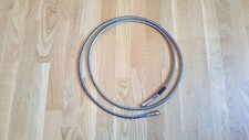Russell brake line brakeline braided clear coat 80" 203 cm Harley Custom