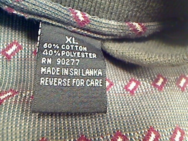 Members Only ..Men's Short Sleeve... Gray Red White. Pullover Polo Shirt Size XL - Image 4 of 4