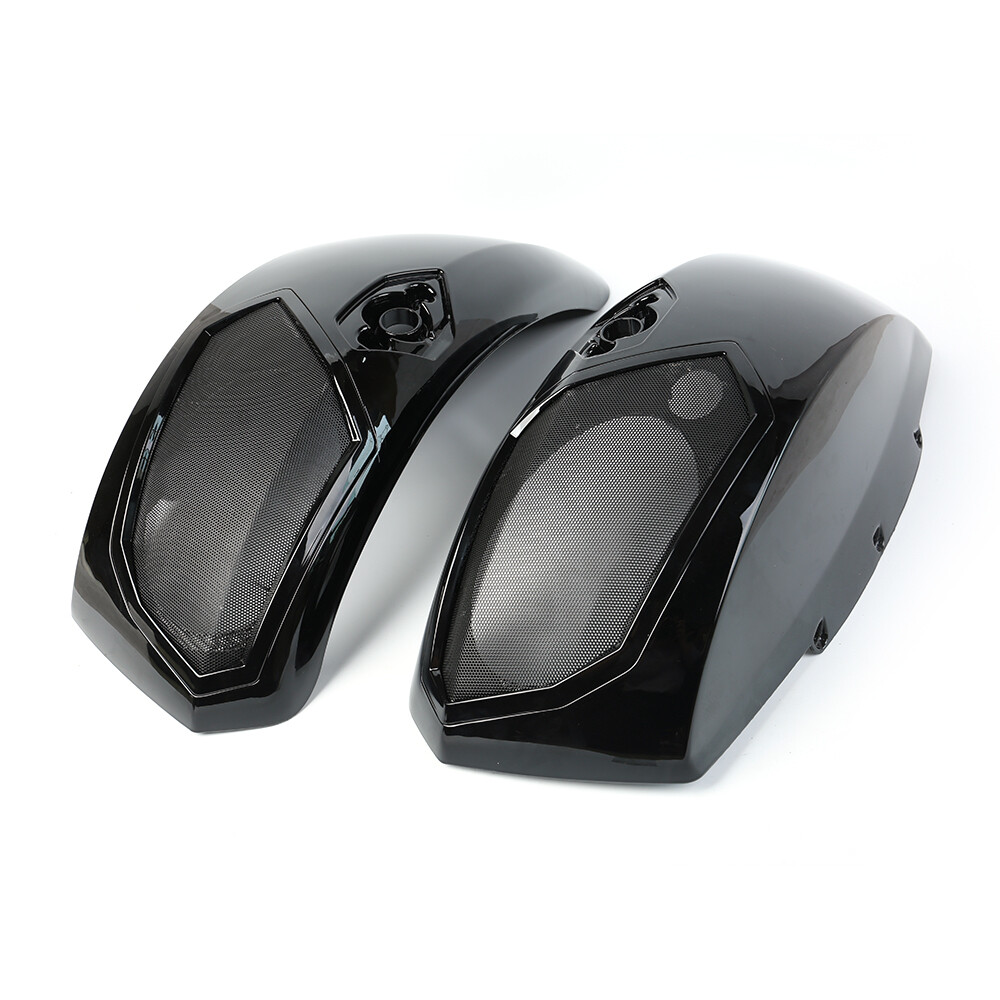 6x9 Saddlebag Audio Speaker Lids w/ Grill for Victory Cross