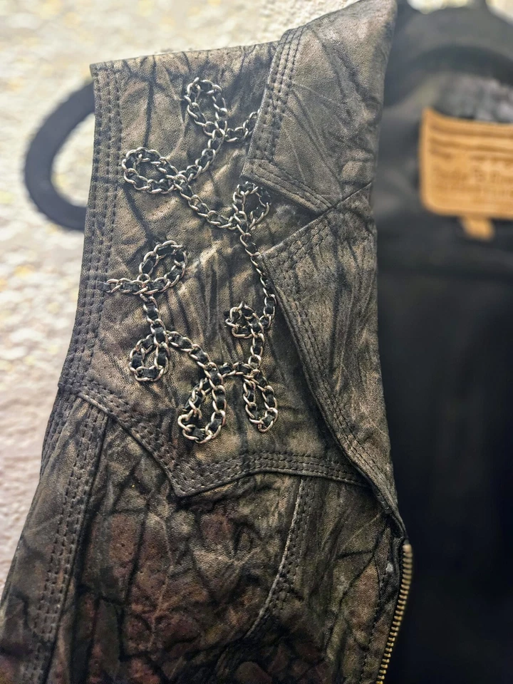 Powder River Outfitters Mens Black Vest - Image 4 of 4