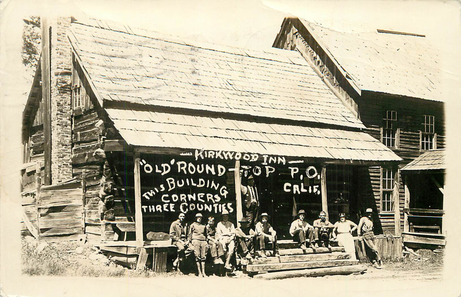 RPPC Kirkwood Inn & Round Top Post Office Hwy 88 Kirkwood, Alpine CA