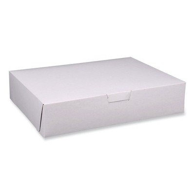 SCT 1929 19'' x 14'' x 4'' Paper Standard Bakery Boxes - White (50/CT) New