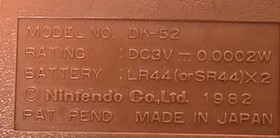 Nintendo Game & Watch Donkey Kong Multi Screen DK-52 Handheld Gsme Japan